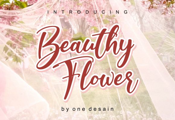 Beauthy Flower: How a Stylish Script Font Can Elevate Your Campaign’s Visual Identity