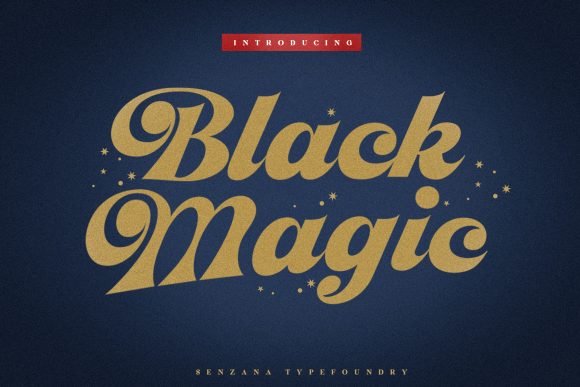 Black Magic Font: A Bold Handwritten Typeface for High-Impact Campaign Visuals