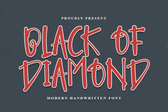 Black of Diamond: A Handwritten Font for Modern Web Design