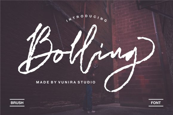 Bolling: A Handwritten Font That Elevates Your Business Brand