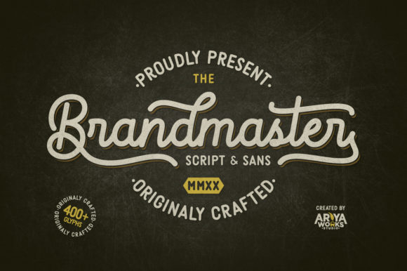 Brandmaster: A Vintage-Inspired Font That Elevates Modern Web Design