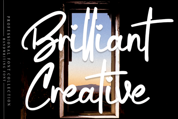 Brilliant Creative: A Luxurious Handwritten Font for Modern Web Design