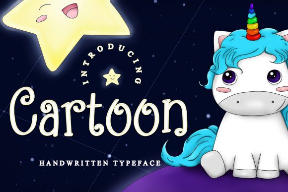 Cartoon: The Whimsical Handwritten Font for Crafters and Makers