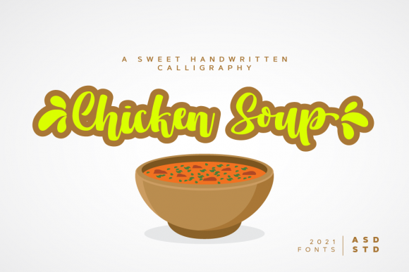 Chicken Soup Font: A Whimsical Typeface for Small Business Branding