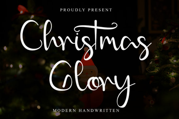 Christmas Glory: A Modern Calligraphy Font for Scroll-Stopping Visual Campaigns