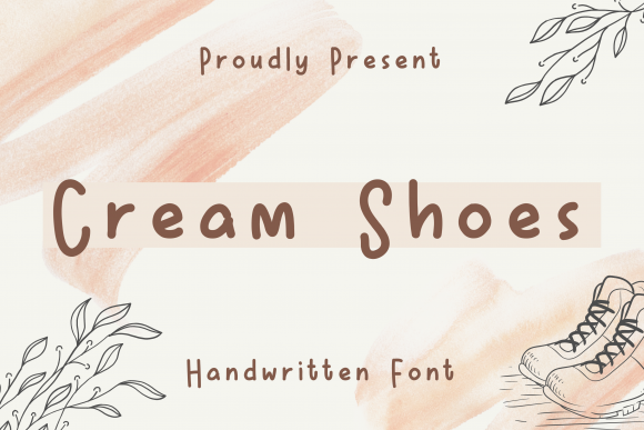 Cream Shoes Font: Elevate Your Brand with a Handwritten Touch