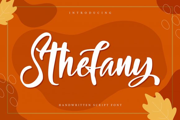 Elegant Editorial Design with the Sthefany Script Font
