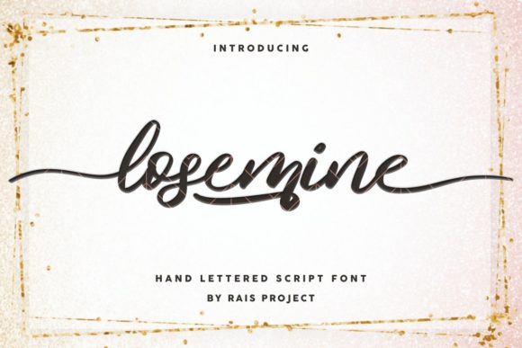 Elevating Editorial Design with the Losemine Handwritten Font