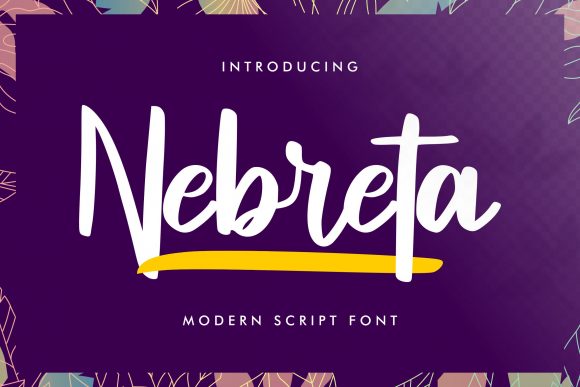 Elevating Editorial Design with the Nebreta Handwritten Font