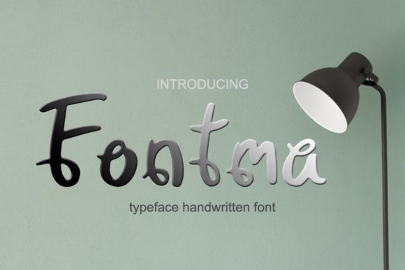 Fontma: A Playful Handwritten Font for Modern Editorial Design