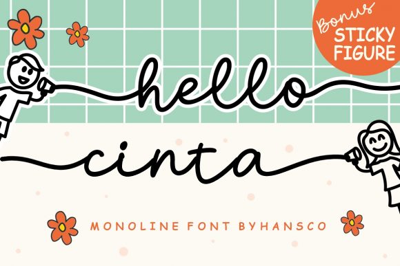 Hello Cinta: A Delicate Script Font for Modern Web Design