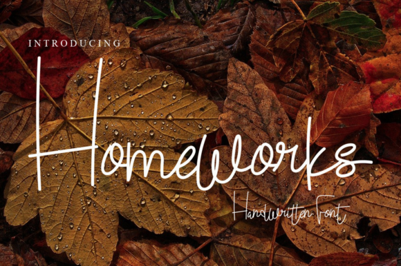 Homeworks Font: A Stylish Script Typeface for Small Business Branding