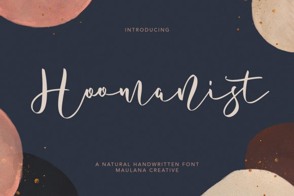 Hoomanist: A Softly Expressive Script Font for Editorial Design