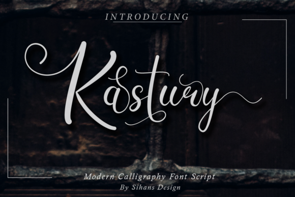 Kastury: A Handwritten Font for Elegant Editorial Design