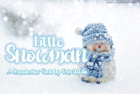 Little Snowman: A Playful Script Font for Crafters and Makers