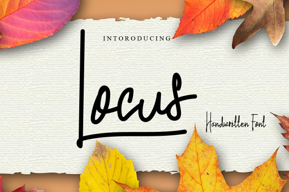 Make Your Brand Stand Out with the Locus Handwritten Font