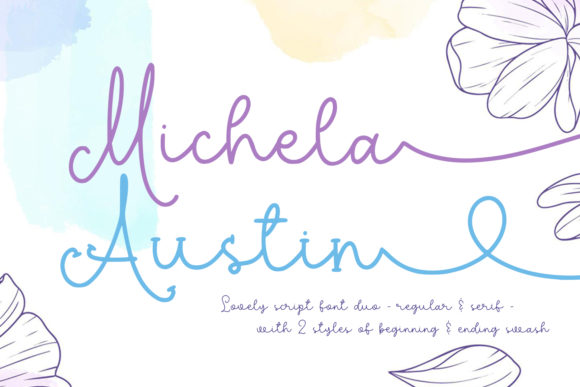 Michela Austin: A Delicate Script Font That Elevates Modern Web Design