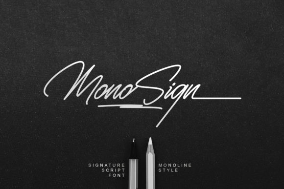 Monosign Font: Elevating Web Design with a Clean Script Typeface