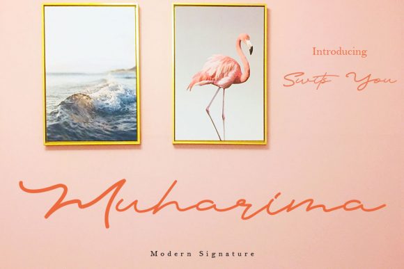 Muharima: A Natural Handwritten Font for Elegant Editorial Design