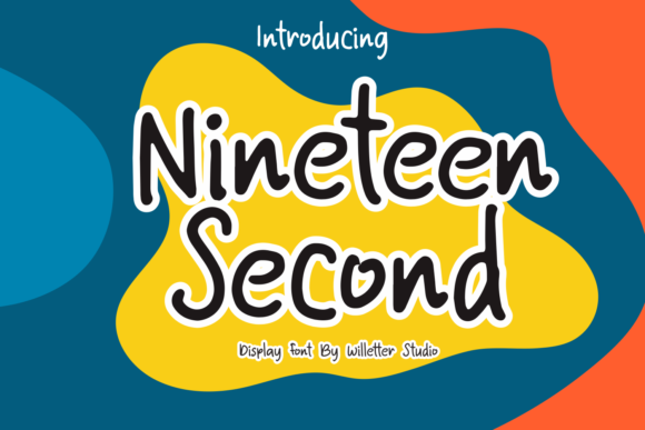 Nineteen Second: A Sweet Script Font for Crafters & Product Designers
