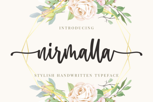 Nirmalla: A Luxurious Handwritten Font for Modern Brand Design