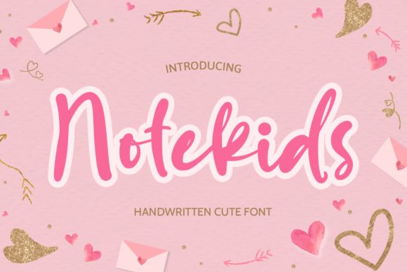 Notekids: A Handwritten Font That Elevates Small Business Branding