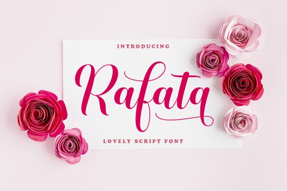 Rafata: A Sweet Script Font for Scroll-Stopping Marketing Design