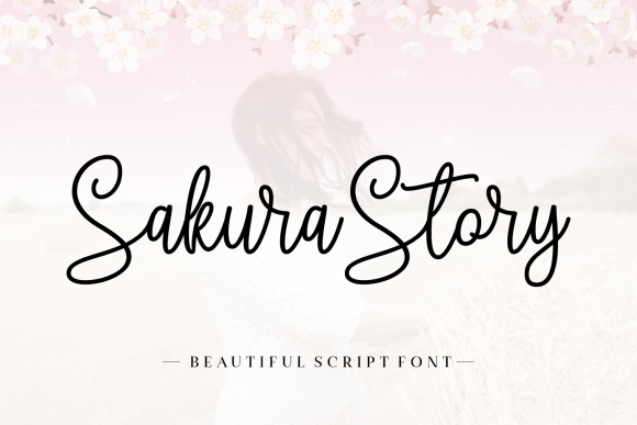Sakura Story: A Handwritten Font for Elegant Editorial Design