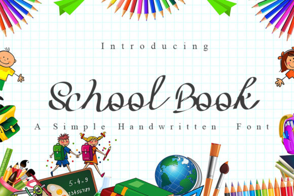 School Book: A Script Font for Modern Marketing Campaigns