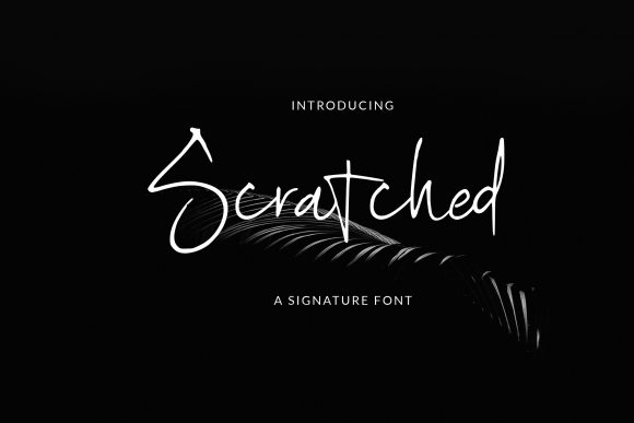 Scratched: A Luxurious Handwritten Font for Crafters and Makers
