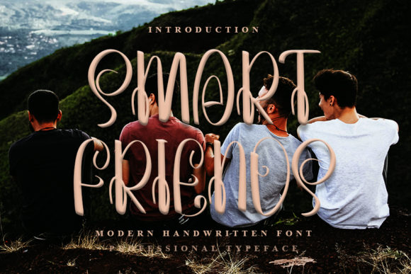 Smart Friends: A Whimsical Handwritten Font for Modern Web Design