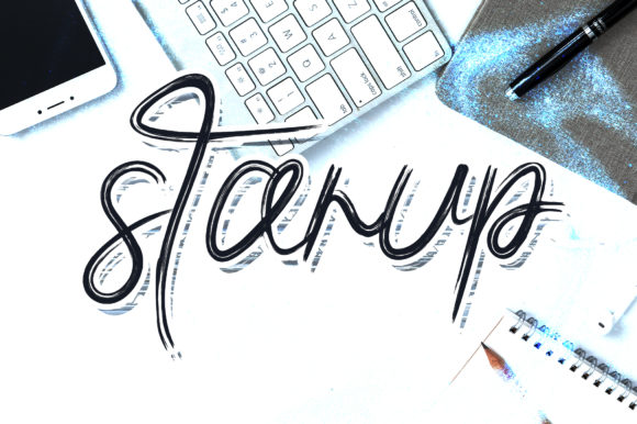 Starup Font: The Elegant Handwritten Typeface for Crafters and Makers
