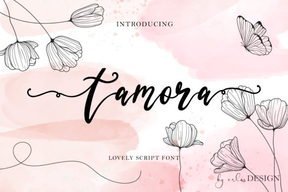 Tamora: A Whimsical Handwritten Font for Creative Branding Projects