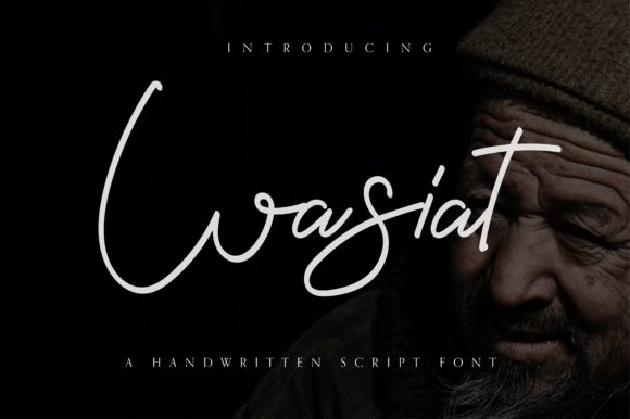 Wasiat: A Delicate Handwritten Font for Crafters and Product Designers